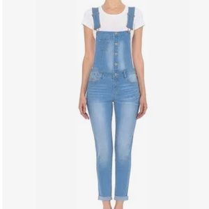 Basic Denim Wax Jean Overalls